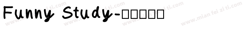 Funny Study字体转换